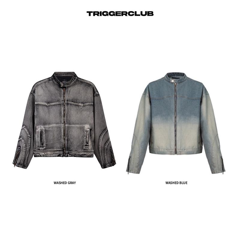 ÁO KHOÁC JEANS BOXY - TGC WASHED DENIM JACKET