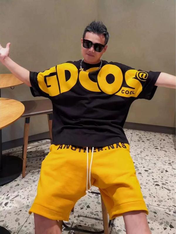 BỘ THUN NGẮN TAY CỔ TRÒN OVERSIZE GDCOS THỜI TRANG 4