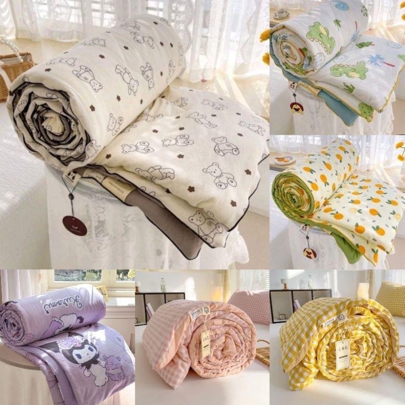  Chăn đũi sơ đậu nành nhập khẩu 2m2x2m chăn thu hè thoáng mát chất liệu đũi sơ đậu nành cao cấp 