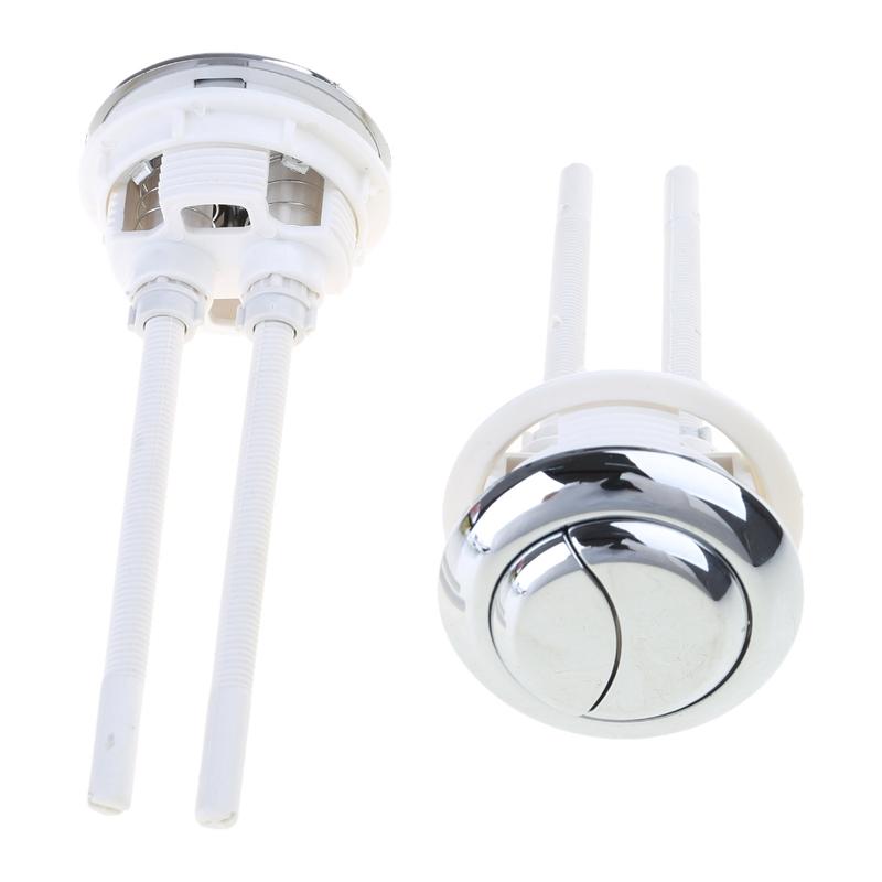 2pcs Round Toilet Tank Flush Button Adjustable Toilet Water Tank Button Double Push Flushing Button Toilet Accessories 6