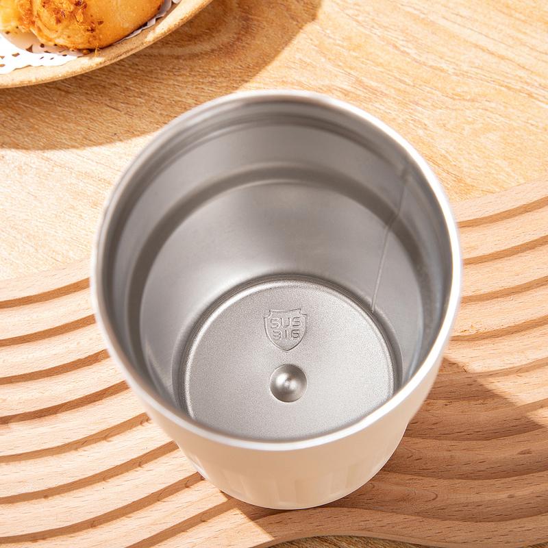 Product Introduction of New Coffee Cup 316 Stainless Steel Insulation Cup Women's Water Cup Intelligent Temperature Display Insulation Cup Cold and Hot Drink Water Cup Office Cup Sports Outdoor Water Cup Gradient Color Water Cup 410ml 12
