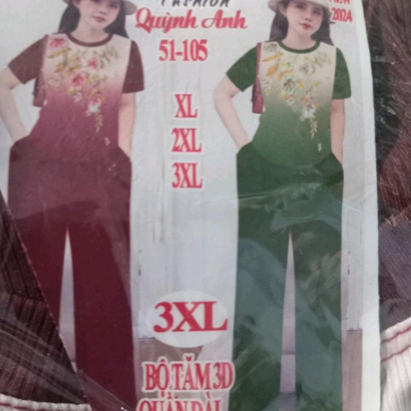 Đồ bộ trung niên.Sét Bộ Thun Gân Tăm Ống Suông Fom To 45_65kg 4