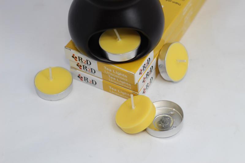 Product Introduction of Hộp Nến Tealigh 10 Viên Không Khói Không Mùi Chính Hãng R2D 3 Màu Trắng - Đỏ - Vàng. 3