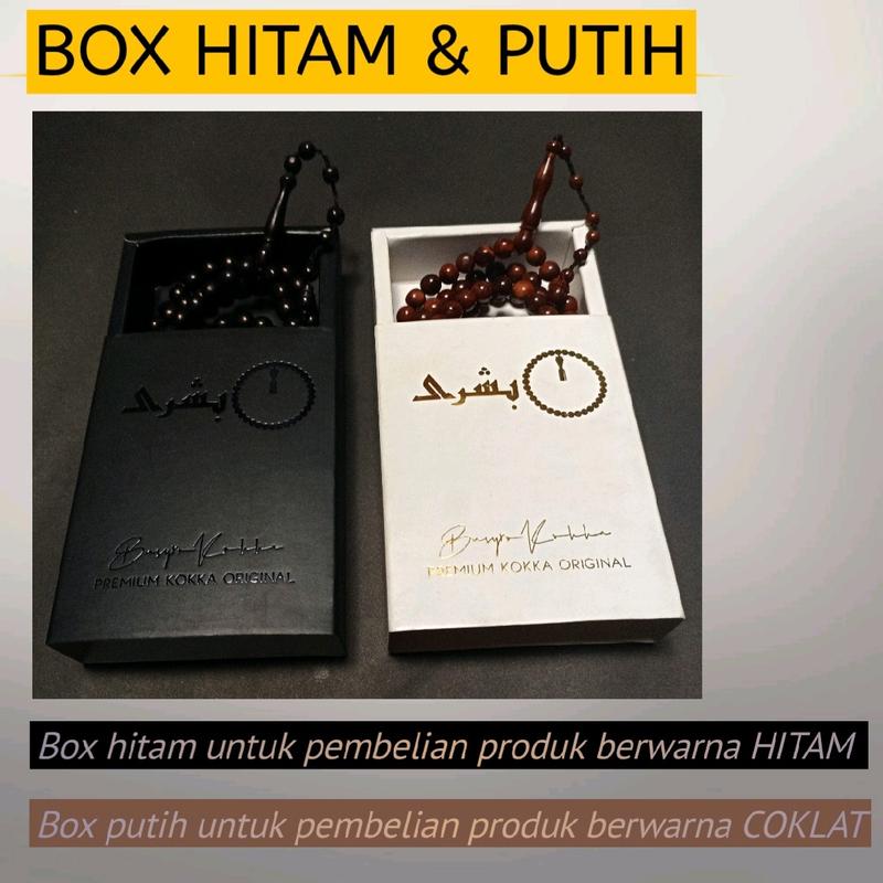 PREMIUM !! Gelang Tasbih 33 Bulat Asli Kokka 100% 4
