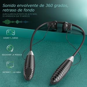 [BE-006-1]Auriculares Bluetooth Deportivos 40h | Batería 500 mAh, Bajos Potentes, Conexión Inalámbrica 10 m | Perfectos para Running, Gimnasio y Música Sin Interrupciones