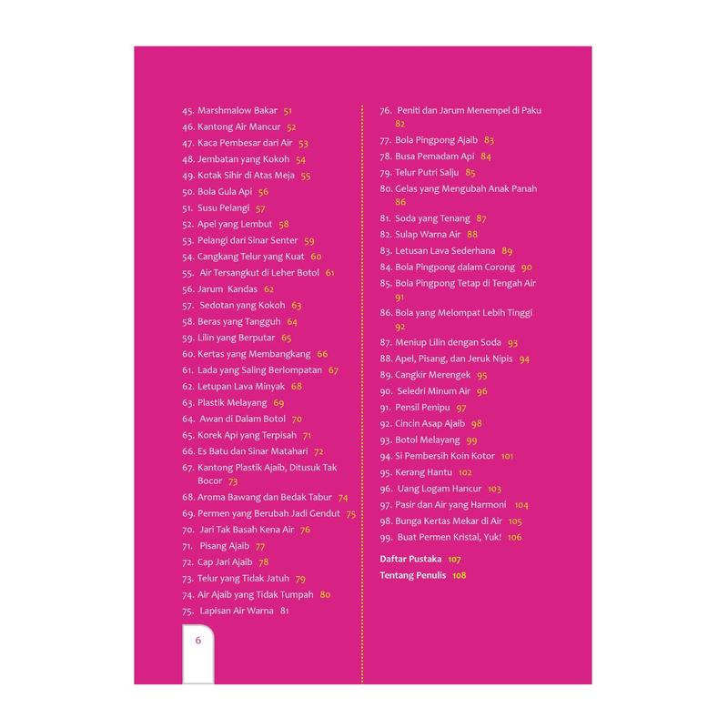BUKU EDUKASI ANAK: JADI ILMUWAN CILIK? SIAPA TAKUT? (99 Eksperimen Sains Asyik untuk Anak) Soft Cover 4