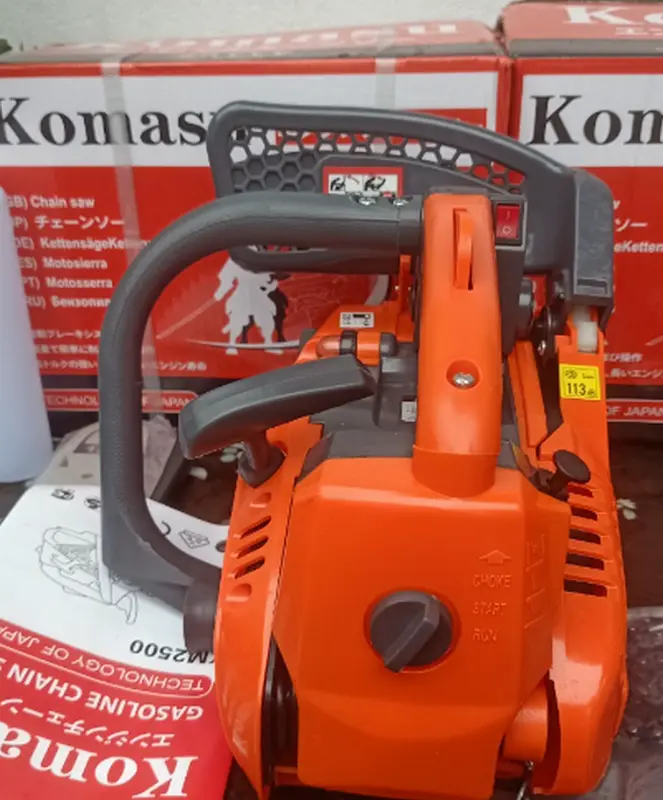 Máy cưa xích chạy xăng mini Komasu - Lam 30 cm xi lanh 25cc - Bảo hành 24 tháng keoti a phát cỏ stihl 382 đầu máy cắt cỏ 1