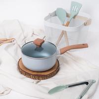 Gambar Kanahome - Kai Sauce Pan / Panci Marble Induksi Anti Lengket 18cm with Lid dari Kanahome-id Kab. Bandung 5 Tokopedia