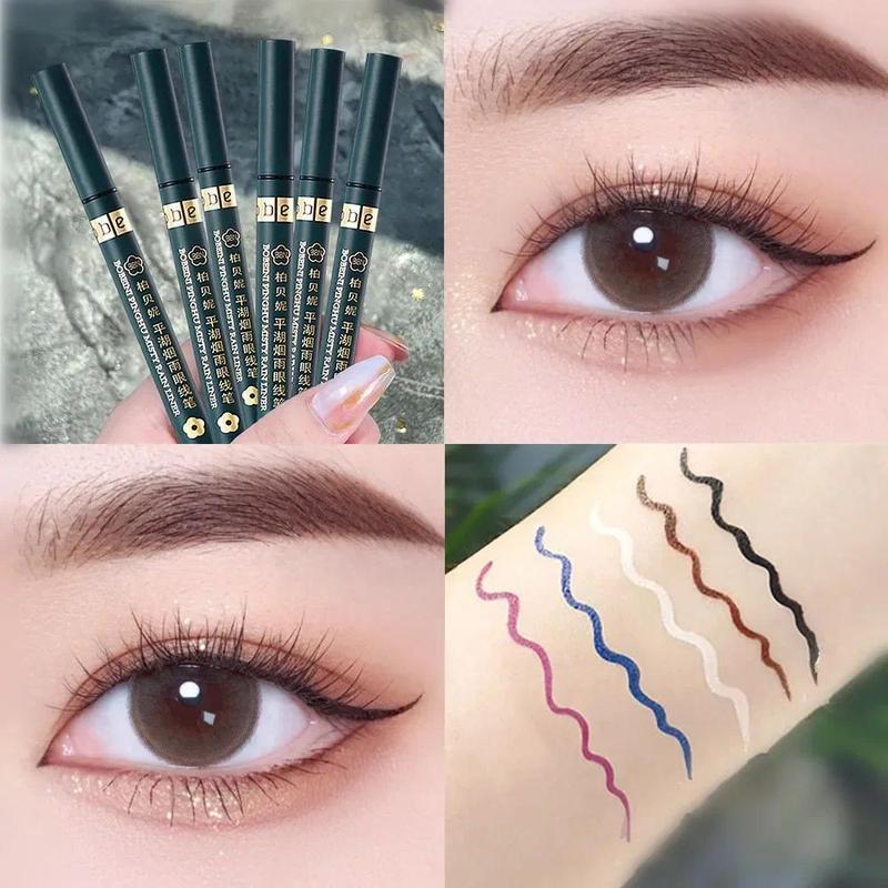 2 Colors Eyeliner Pencil Quick Dry Long-lasting Black Brown Eyeliner Pen Eye Makeup Makeup Tools 2