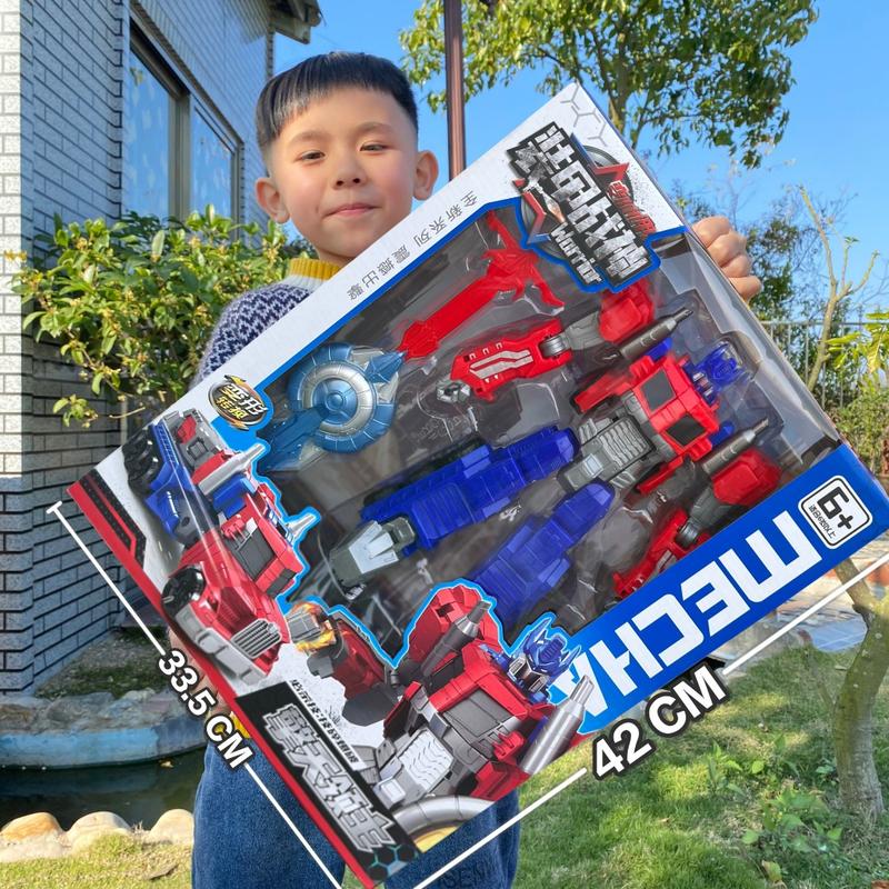 Đồ Chơi Lắp Ráp Robot Biến Hình Ôtô 2 Trong 1 Hộp To Đẹp, Quà Tặng Ý Nghĩa Dành Cho Bé Trai
