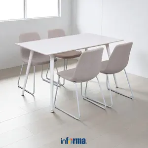 Informa Emory Cayden Set Meja Makan 4 Kursi Ruang Makan Keluarga Perabot