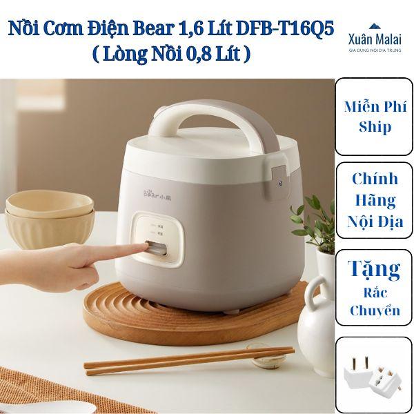 Lòng Nồi 0,8 Lít Nồi Cơm Điện Mini 1 NGƯỜI ĂN Bear DFB-T16Q5 Bảo Hành 12 Tháng