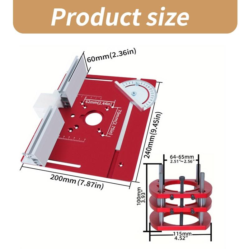 Product Introduction of Router Lift Kits Manual Lifting Router Lift Systems Kits Router Lift Systems Router Trimming Router Insert Base Plate 0