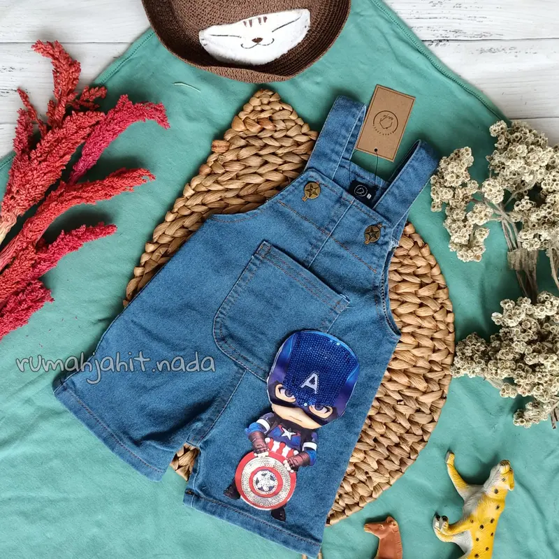 jumpsuit anak LED / Overall mickey mouse LED 2