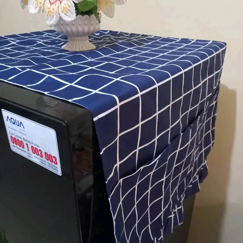 taplak kulkas cover kulkas tutup kulkas  Katun 2