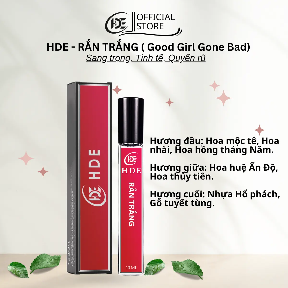 HDE Nước Hoa rắn Trắng - Good Girl Gone Bad Sang trọng, Tinh tế, Quyến ruuuu