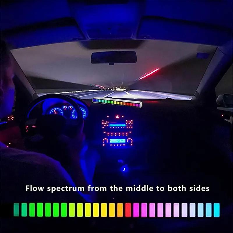 RGB Pickup Light, 1 Counts LED Music Rhythm Light, Ambient Light, Suitable For Bedroom Living Room TV Table Decoration Night Lamp 3