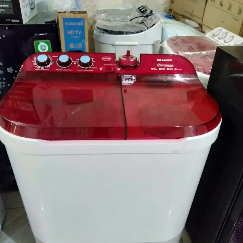 mesin cuci 2 tabung sharp 10 kg ES-t1090 1