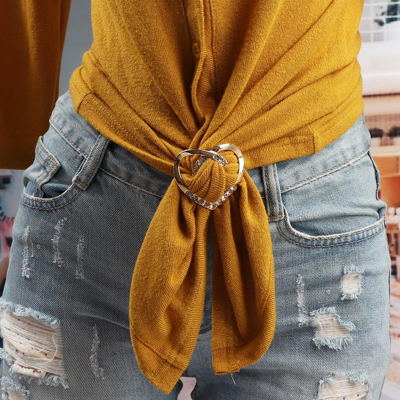 Khuy cài khăn quàng cổ, nút thắt khen lụa, thuận tiện thanh lịch cho bạn nữ 2