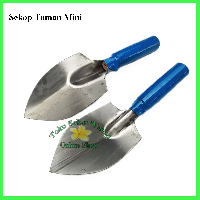 Sekop Tanaman Skop Taman Mini Stainless Best Quality / Trowel Shovel Sekop Tanah Taman Kebun Gagang Kayu 0