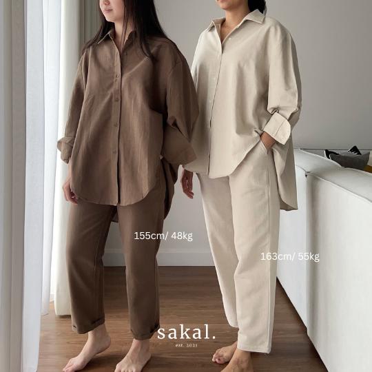 Product Introduction of SAKAL Oversized Linen Set | Setelan Wanita 3