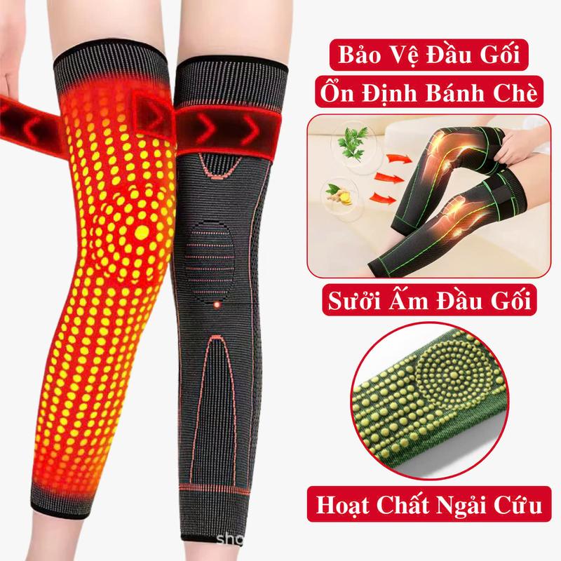 Băng Bảo Vệ Gối Dài Co Giãn 4 Chiều Thoải Mái Không Băng Cuốn Hỗ Trợ Tâp Luyện [MÃ BG03], Băng Chân Thể Thao Dài andego, Bó Gối Bảo Vệ Khớp Gối Tránh Chấn Thương,  Bó Chân Bảo Vệ, Nịt  Bảo Vệ Gối Cho Thủ Môn