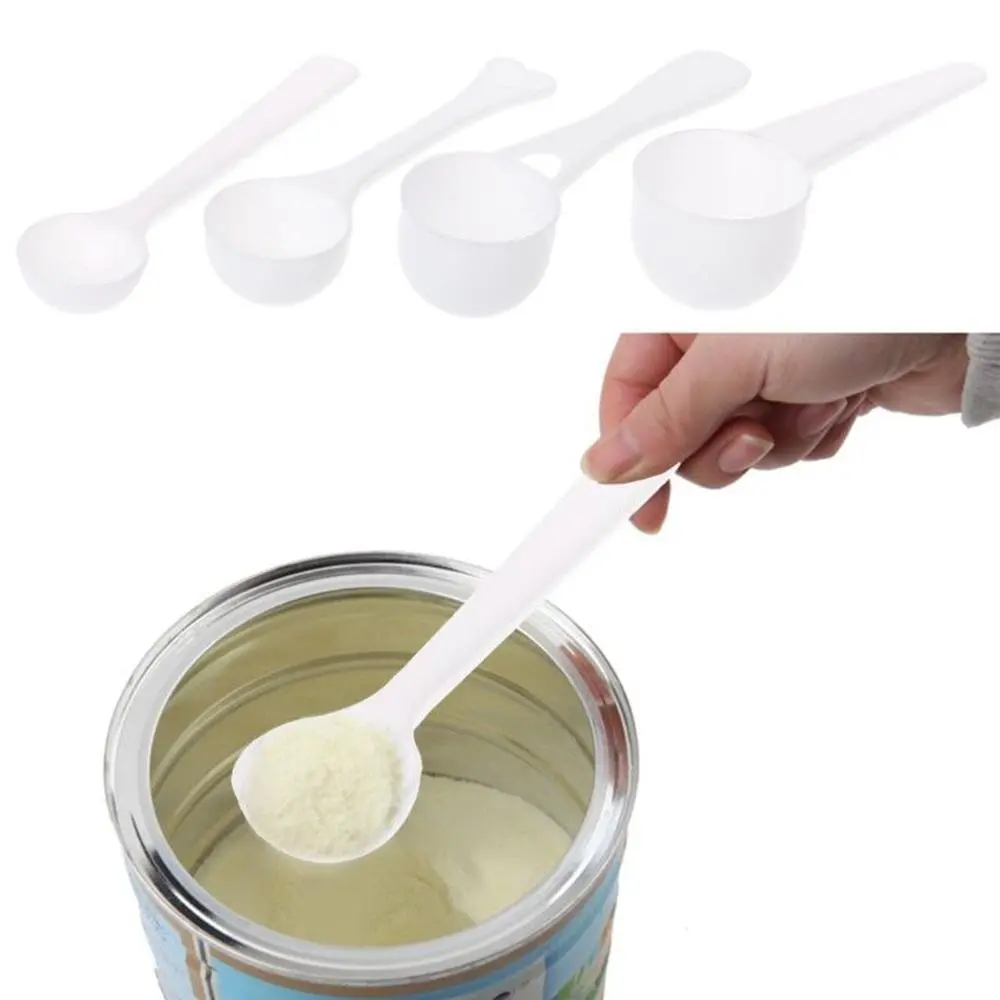 10PCS Tools Protein Powder Kitchen Coffee Milk Measuring Spoon 1/3/5/10g Plastic