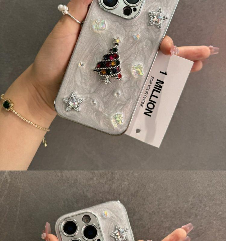 Product Introduction of Ốp Điện Thoại Hình Cây Thông Noel, Thiết Kế XINGX Ba Chiều, Thích Hợp Cho iPhone 16, Apple 15promax, 14pro Mới, 13 Nữ, 12pro, 11promax, Ốp Bảo Vệ 11