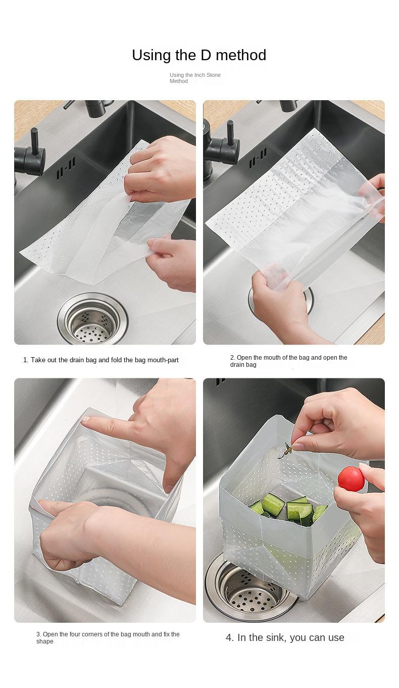 Product Introduction of Sink Filter Net Kitchen Stand Leachate Bag 7