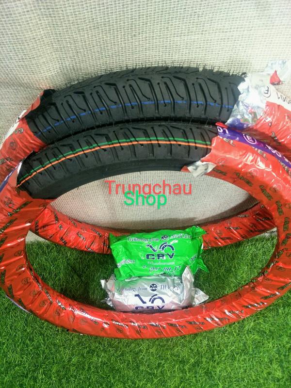  CẶP VỎ RUỘT CAMEL &CRV  GAI  KIỂU  MICHELIN ATRA  60.70 &70.80 . 17IN  GẮN VÀNH CĂM VÀ MÂM SÀI  SĂM  