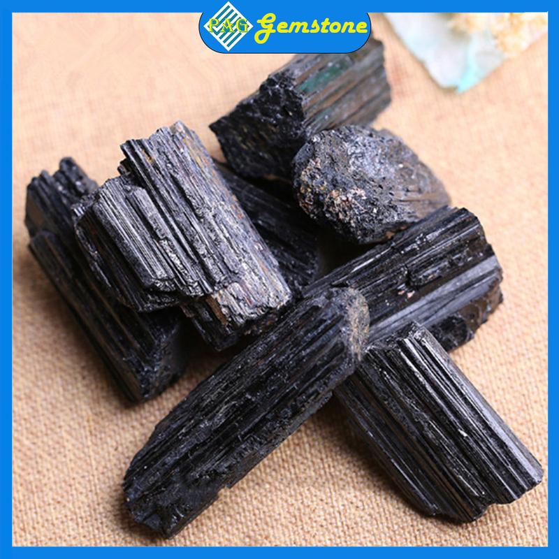 Đá Thô Turmalin Đen PAG Dùng Làm Đồ Decor, Thanh Tẩy Năng Lượng 4