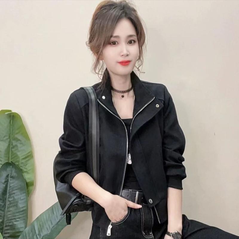 Product Introduction of Unique Super Nice Short Coat for Women 2024 New Top-Selling Product Fashion Western Style Youthful-Looking Beautiful Top Spring and Autumn Womenswear Jackets Lingerie Comfort Outerwear Basic Casual Longsleeve Minimalist 8