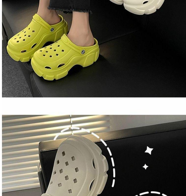 Product Introduction of Platform Coros Shoes 2025 New Women's Summer Outdoor Wear 2025 New Platform Height Increasing Beach Closed Toe Sandals 3