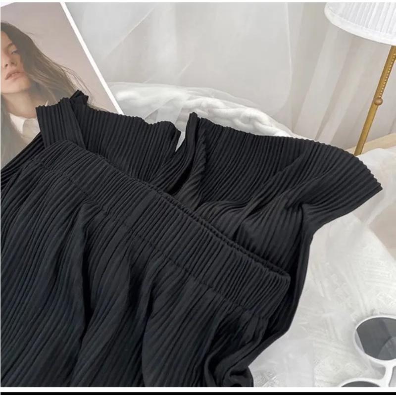 Quần xuông tăm dập ly cạp chun Freesize  Nữ Voi Women 4