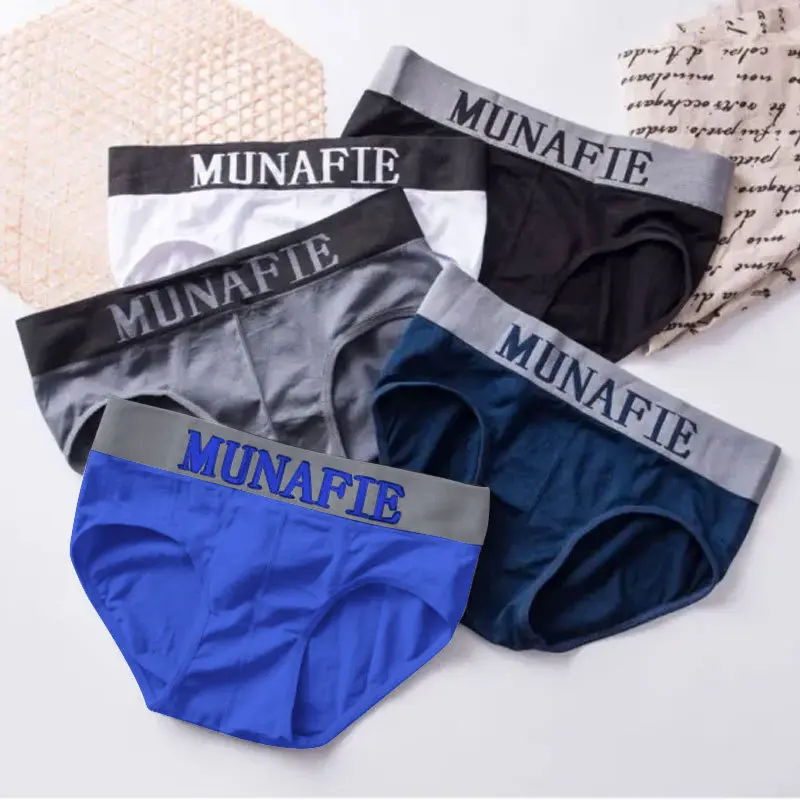 Đồ Lót Nam, Ngoại Cỡ, Co Giãn, Thể Thao, Không Đường May, Thoải Mái Và Thoáng Khí, Nhanh Khô, Quần Sịp, Phong Cách Nhật Bản Munafie