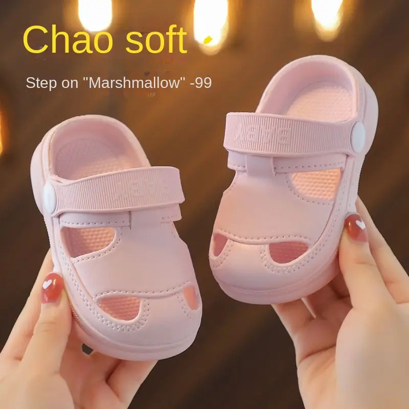 Dép Lê Trẻ Em Mẫu Giáo, Siêu Mềm, Chống Trượt, Thiết Kế Dễ Thương, Giày Khoét Lỗ Mùa Hè, Thích Hợp Cho Bé Trai Và Bé Gái, Đế Mềm Cho Em Bé Và Trẻ Mới Biết Đi Sandal Dép Sandal