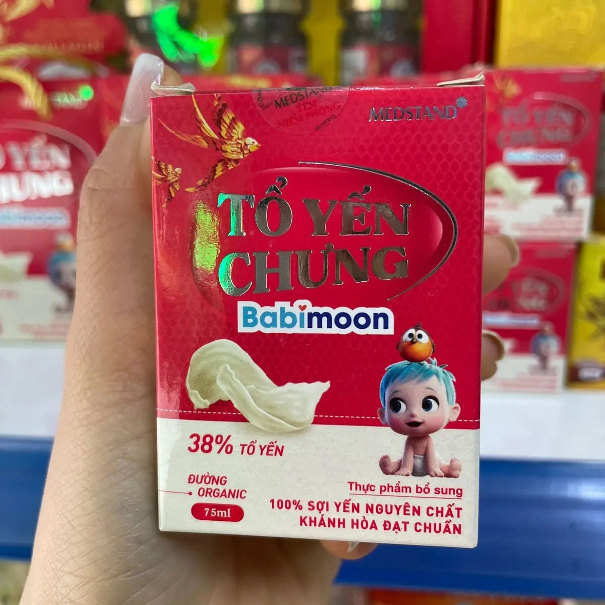 Yến chưng cho bé với 38% yến