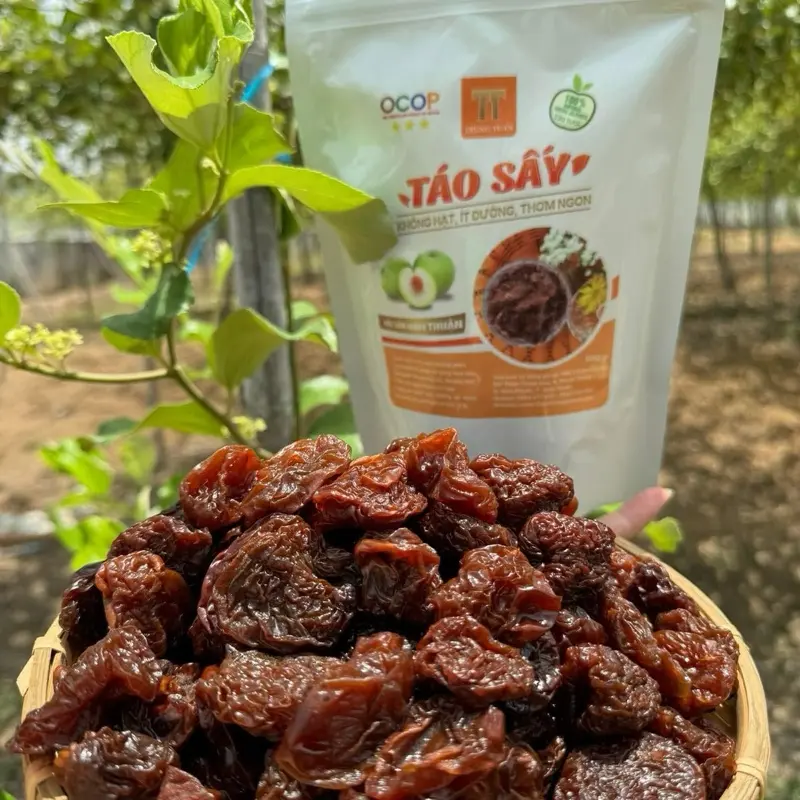 500g Táo sấy (size nhỏ)  đã tách hạt dẻo ngọt thanh thơm ngon