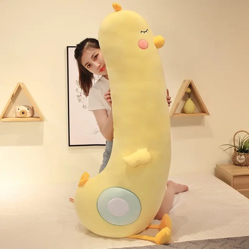 Gấu Bông Con Vịt Vàng, con gà Size 1M2, Gối Ôm Hình Thú Con Gà ,Con Vịt Vàng Thú Bông Thú Nhồi Bông Đồ Chơi Toy ton ton