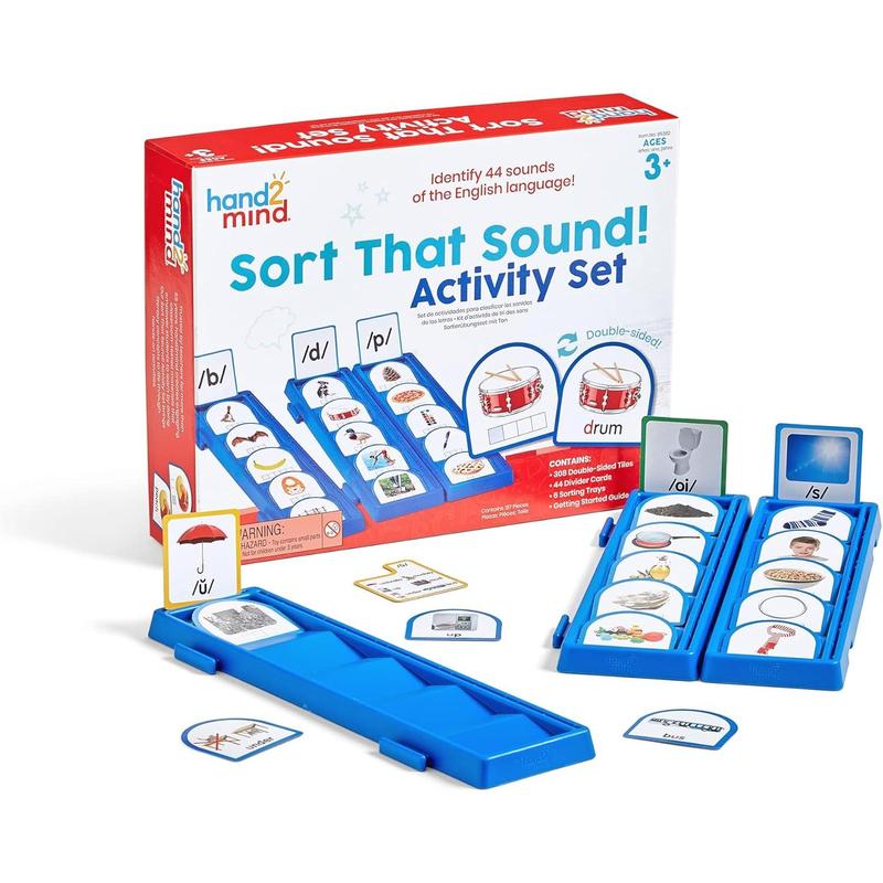 hand2mind Sort That Sound! Activity Set , Phonemic Awareness, ESL ...