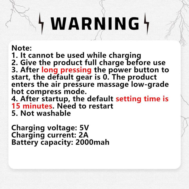 Electric Leg Massager, Hot Compress Wireless Calf Massager, Leg Shaping Muscles Kneading Massage Equipment, Birthday Gift Ideas 3