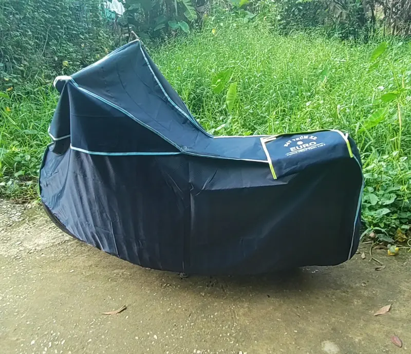 Bạt phủ trùm xe máy Siêu Nhẹ Full Size - Cán PU chống nắng, bụi bẩn - Trùm được tất cả các loại xe máy, tay ga - Giá tốt Phủ Xe bạc trùm xe honda 4