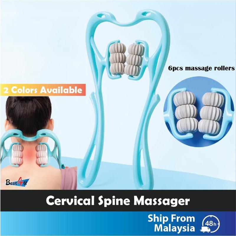 BEST4U Cervical Spine Massager | Handheld Massager | Shoulder Neck Massage Roller - Pain Relief Neck Pain