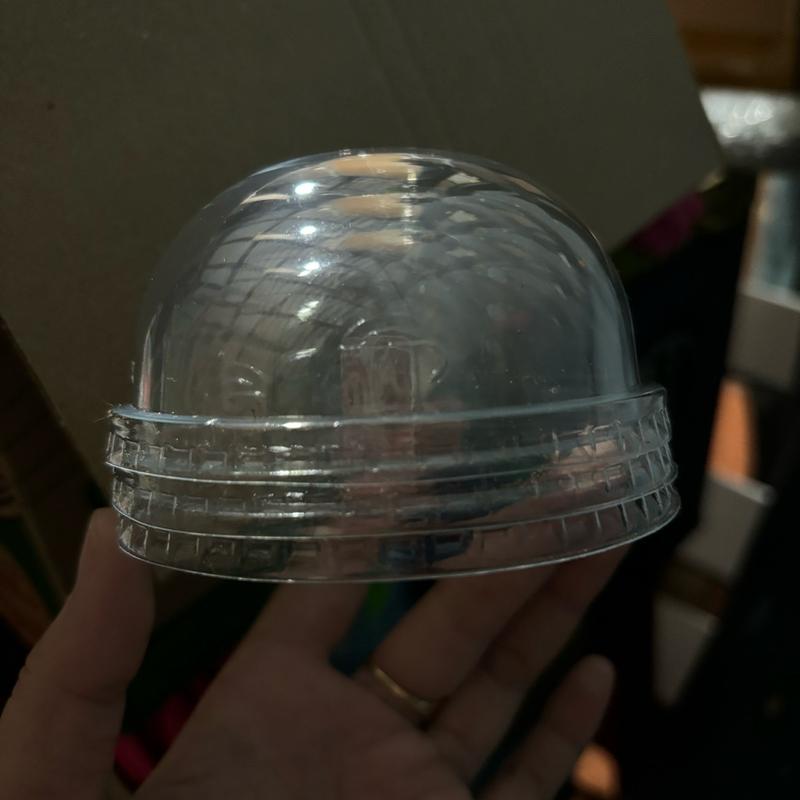 Nắp ly tròn size 95mm  nắp ly trà sữa nước ép 1 cặp 2 cái lẻ 2