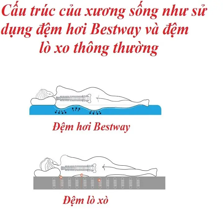 Đệm hơi, nệm hơi giá rẻ TẶNG KÈM BƠM 6700 - 67001 cho gia đình, du lịch BẢO HÀNH 1 đổi 1 Nam Túi Bag 3