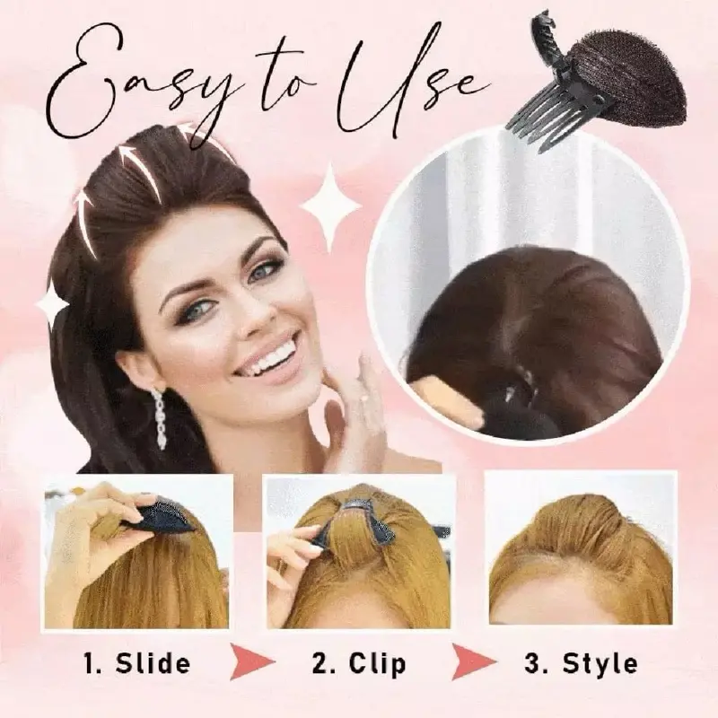 Jepit Rambut Klip Rambut Poni Bun Cepol Poni Bervolume Untuk Fashion Aksesoris Wanita / Jepitan Penebal Rambut BL S12 6