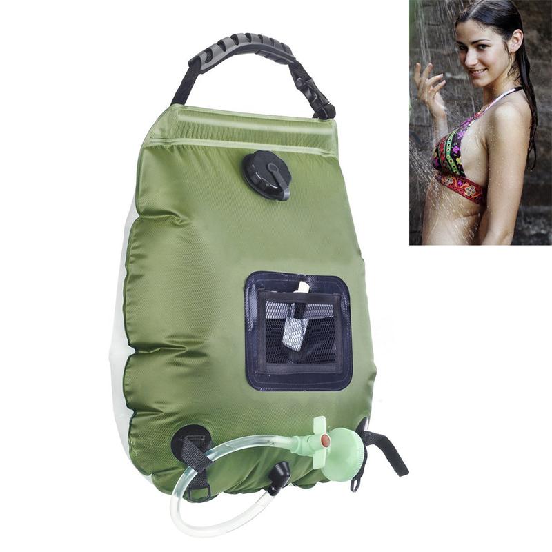 20L Outdoor Water Bag Camping Mountaineering Solar Shower Bag Portable Outdoor Bath Water Storage Bag Non- Environmental Protection Pvc Water Storage Bag 0