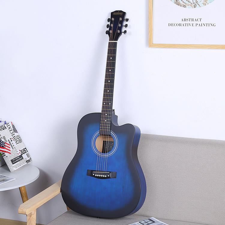 Đàn Ghi Ta Dân Gian, Bán Buôn, 38 Inch Và 41 Inch, Thích Hợp Cho Người Mới Bắt Đầu, Học Sinh Nam Và Nữ, Nhạc Cụ Thực Hành, Thích Hợp Cho Người Mới Bắt Đầu, Thực Hành Piano, Có Hẹn Guitar 3