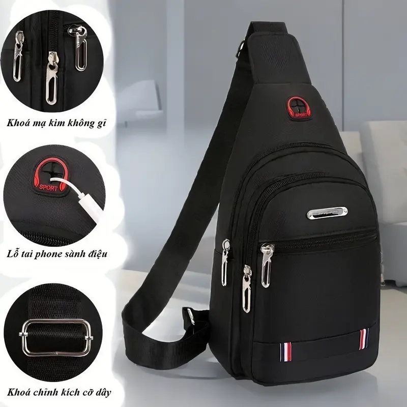 Combo Túi đeo chéo và thắt lưng (Bao Tử) - Bag, Túi Bao Tử arm  bag Nam 1