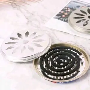 Tatakan/ tempat obat nyamuk bakar bahan steanlees/1pcs